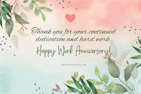 70+ Happy Work Anniversary Messages,Wishes and Quotes - Anniversary Wishes