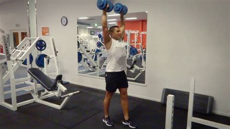 Dumbbell Military Press (Exercises.com.au) - YouTube