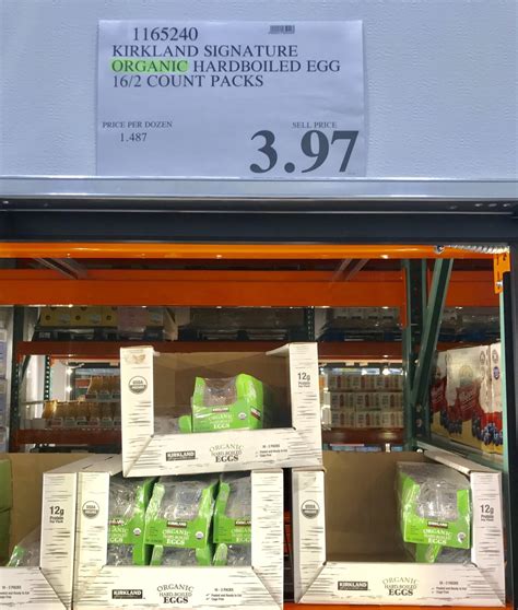 Kirkland Signature Organic Hardboiled Eggs - Costco97.com