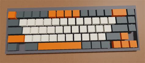 I built a 65% mechanical keyboard using Roblox Studio, inspired by GMK ...