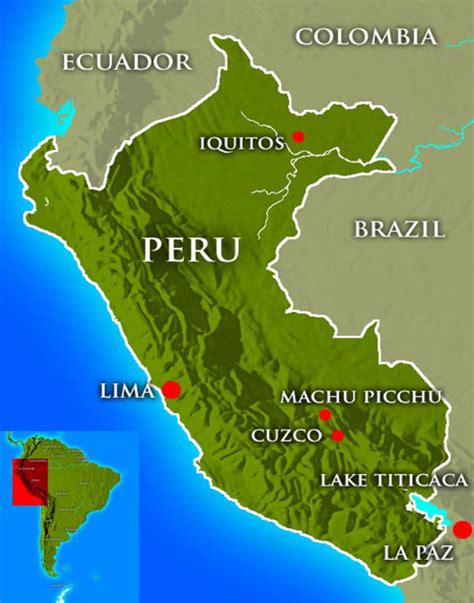 Maps of Peru - PERU GEOGRAPHY PROJECT