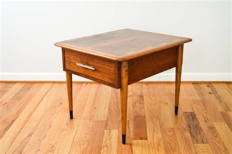 mid century end table modern side table Lane table classic