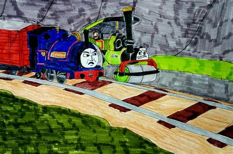 Sir Handel and George The Steamroller by JQroxks21 on DeviantArt