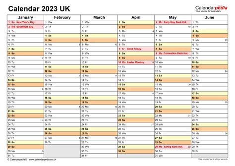 calendar 2023 uk free printable pdf templates - printable 2023 calendar ...