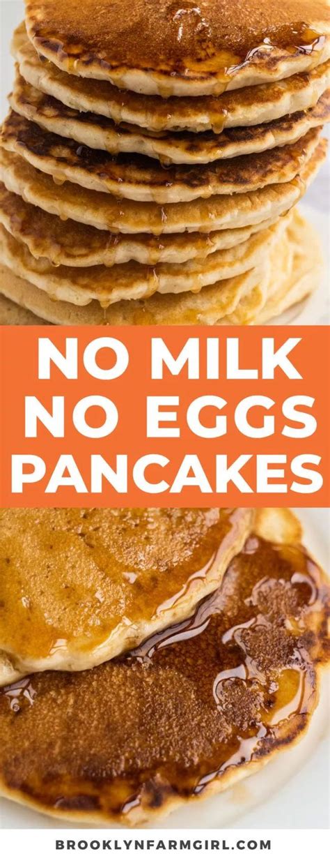 No Milk No Eggs Pancakes | Recipe | Homemade pancake recipe, Pancake ...