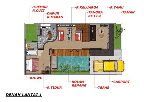 Contoh Desain Kolam Renang Minimalis Modern untuk Rumah Mungil | House ...