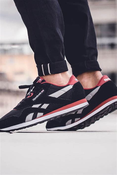 REEBOK Classic Nylon Black × Red | SOLETOPIA