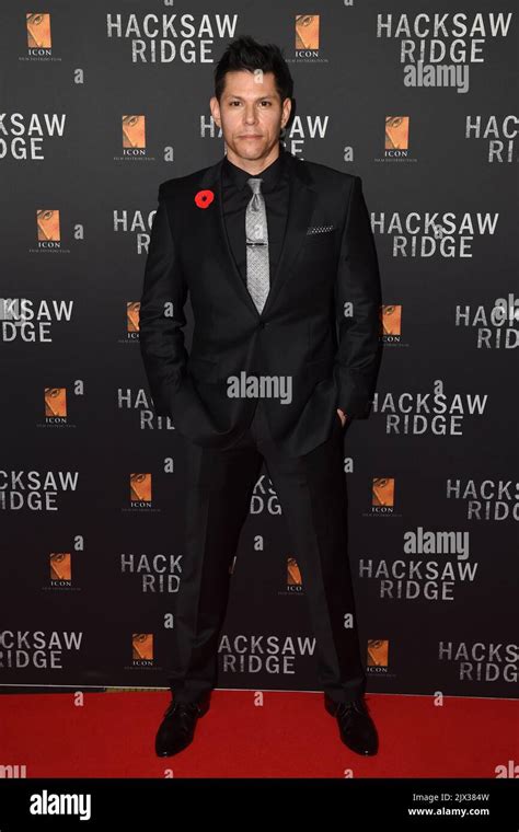 Actor Nico Cortez poses for a photograph on arrival for the Australian ...