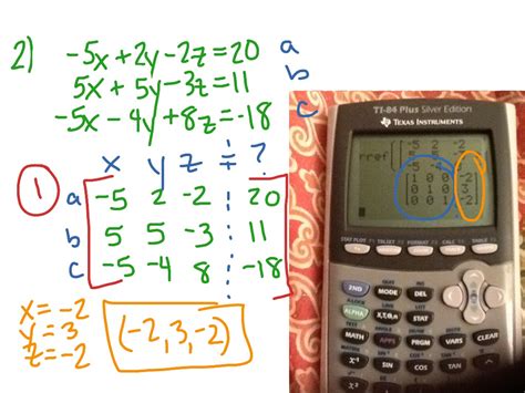 Solving A System Of 3 Equations In Unknowns Calculator - Tessshebaylo