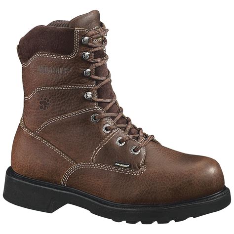 Wolverine Men's Tremor DuraShocks 8" Slip Resistant Work Boots - 132182 ...