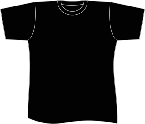 Plain T Shirt Template - ClipArt Best