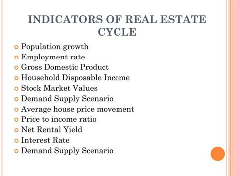 Industry analysis of the real estate sector