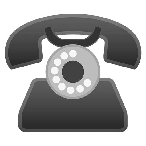 Telephone emoji clipart. Free download transparent .PNG | Creazilla