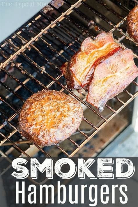 Traeger Smoked Hamburgers Recipe Frozen or Fresh