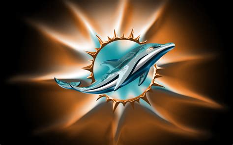 Miami Dolphins Logo Wallpaper - WallpaperSafari