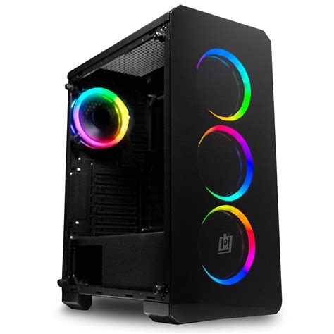 Computers & Accessories Mid-Tower ATX/M-ATX/ITX PC Gaming Computer Case ...