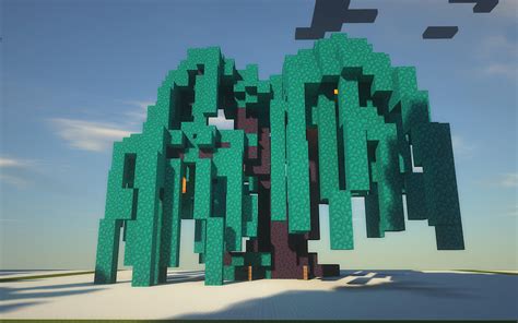 Custom Warped tree : r/Minecraftbuilds