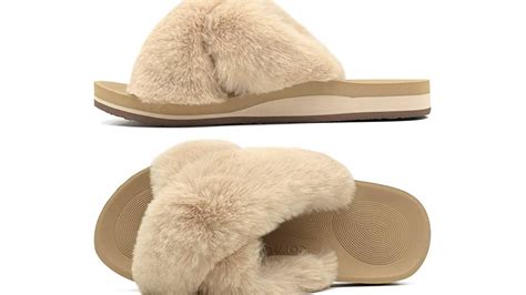 Coface Fuzzy Slippers Are Comfy and Have Incredible Arch Support | Us ...