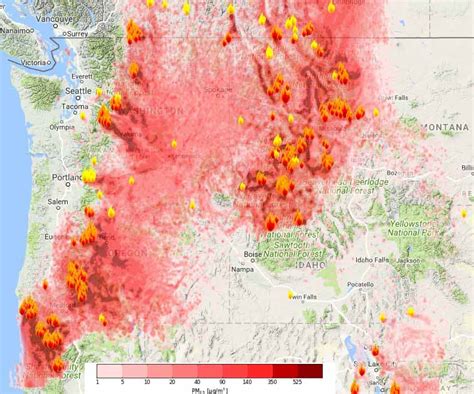 Northwest Fire Map