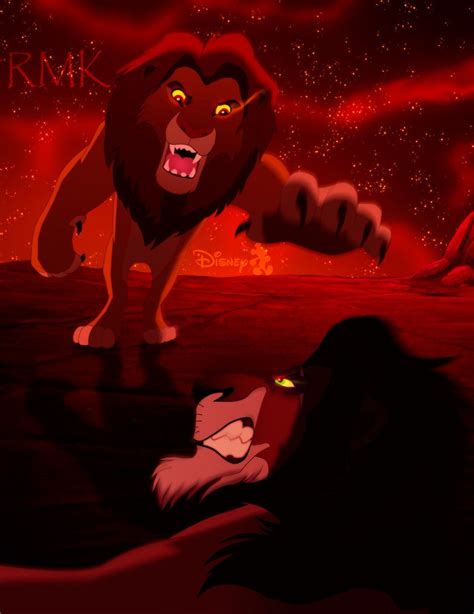 Confrotation Simba vs Scar -Disney by RMizukaze.deviantart.com on ...