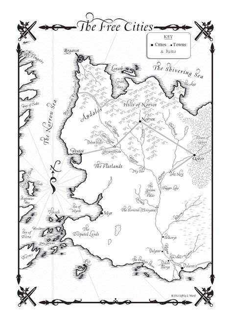 Original Game of Thrones maps - Hejorama