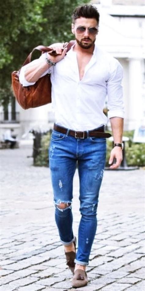 40 Best Tucked In Shirt Outfits For Men – Macho Vibes