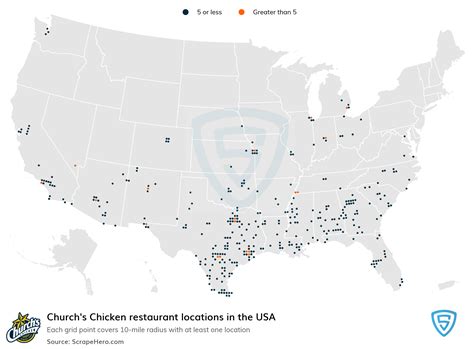 List Of All Church's Chicken Restaurant Locations In The USA ScrapeHero ...