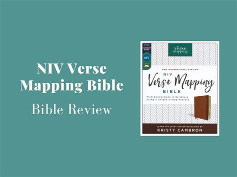 NIV Verse Mapping Bible - Review