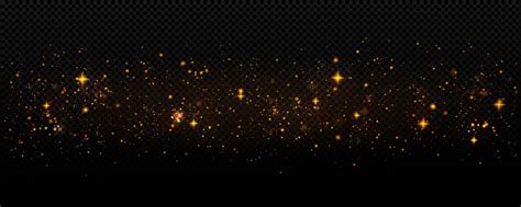 Magic sparkles png on dark background 16963050 Vector Art at Vecteezy