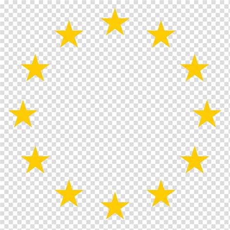 Ring of yellow stars illustration, European Union Flag of Europe , Star ...