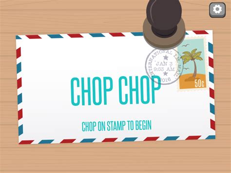 🕹️ Play Chop Chop Game: Free Online Postal Marking Simulation Video ...