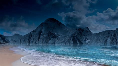 Ocean Mountain HD Wallpapers - Wallpaper Cave