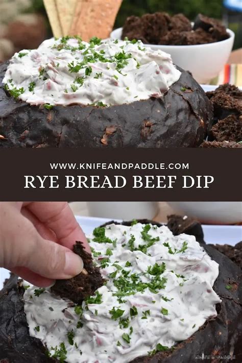 Rye Bread Beef Dip • www.knifeandpaddle.com