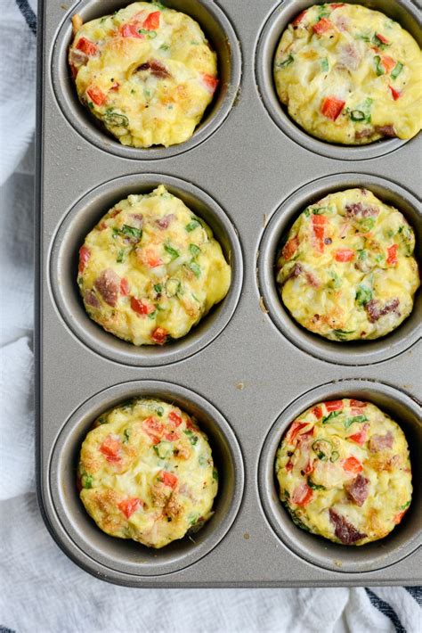 Simply Scratch Mini Western Omelet Frittatas - Simply Scratch