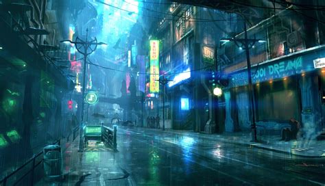 Anime Rain Scenery Wallpapers - Top Free Anime Rain Scenery Backgrounds ...