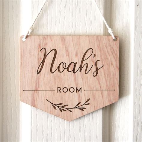 Personalised Hanging Door Sign | Door signs, Hanging signs ...