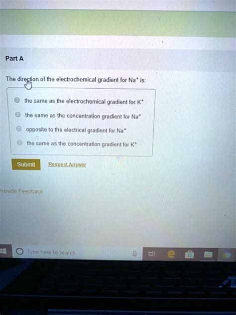 SOLVED: The direction of the electrochemical gradient for Na is the ...