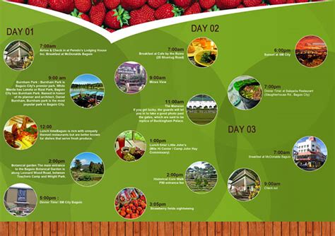 Baguio City Package Brochure on Behance