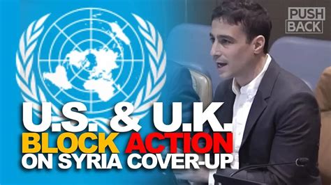 Aaron Mate at UN: Syria probe was censored, and cover-up continues