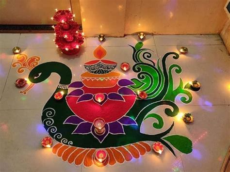 Rangoli Design for Dhanteras 2019: Rangoli designs to spruce up your ...