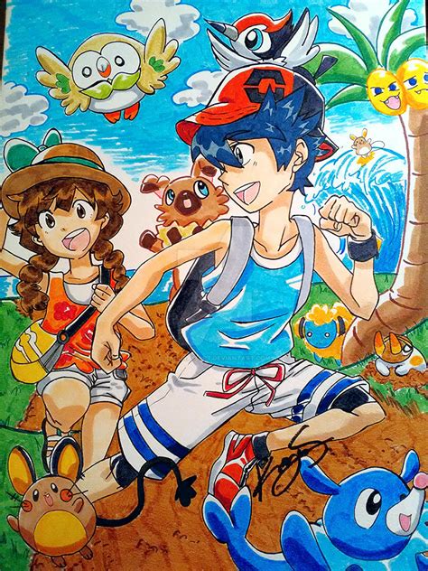 Alola! Ultra Sun and ultra moon! by kaguras-art on DeviantArt