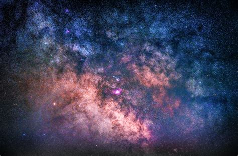 Core of the Milky Way Galaxy, astrophotography · Free Stock Photo