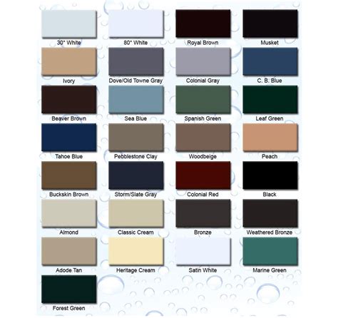 Rain Gutter Colors - A Plus Gutter Systems Seamless Rain Gutters and ...