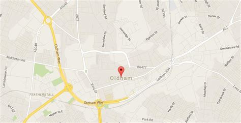 Map of Oldham