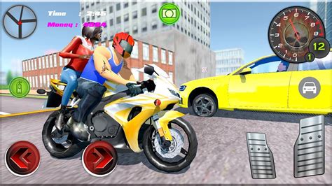 Theft Bike City - Gameplay Android game - Bike City game - YouTube