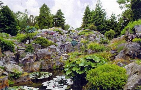 Part of George's elaborate grounds at Friar Park..the rock garden ...