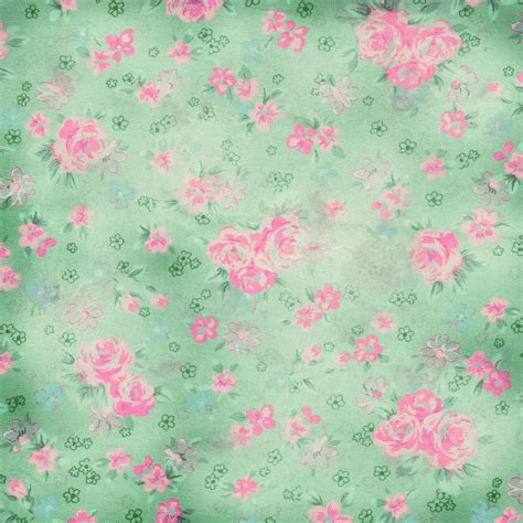 Free Digital Scrapbooking Paper- Floral Love - Free Pretty Things For You