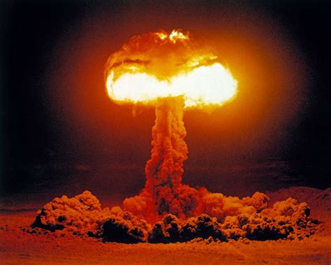 Nuclear Explosions Mushroom Cloud