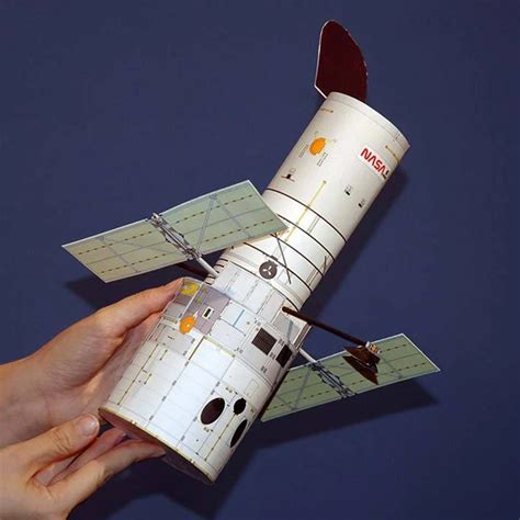 Paper Craft Hubble Space Telescope 3D Paper Model DIY Student Science ...