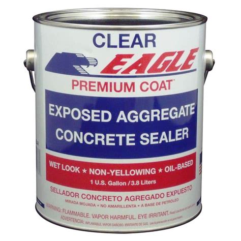 Eagle 1 gal. Premium Coat Clear Wet Look Glossy Solvent-Based Acrylic ...